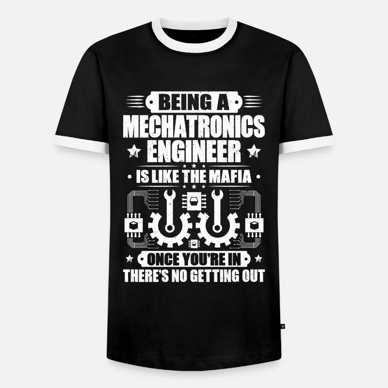 Mechatroniker Mechatronik Mechatronics Engineer - Männer Kontrast-T-Shirt - Schwarz/Weiß