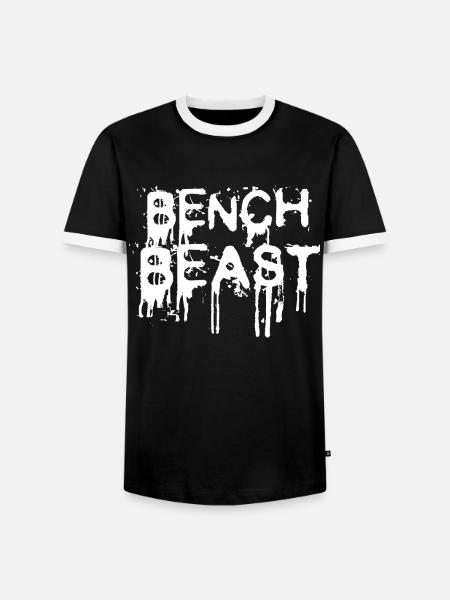 Bank Biest - Bodybuilding - Männer Kontrast-T-Shirt - Schwarz/Weiß