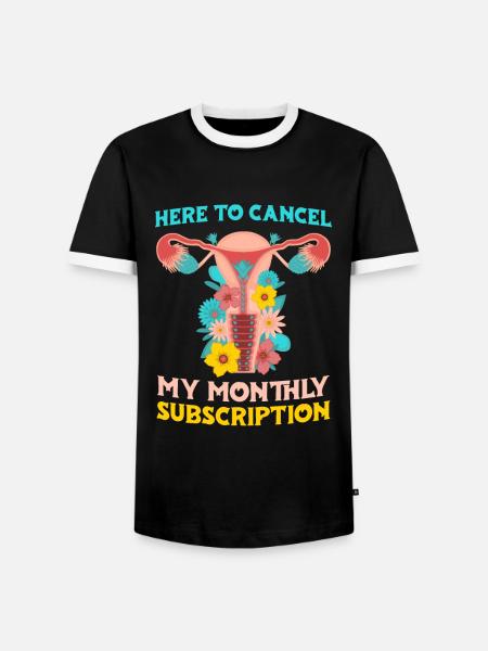 Hysterektomie Blume Gebärmutter Hysterektomie - Männer Kontrast-T-Shirt - Schwarz/Weiß