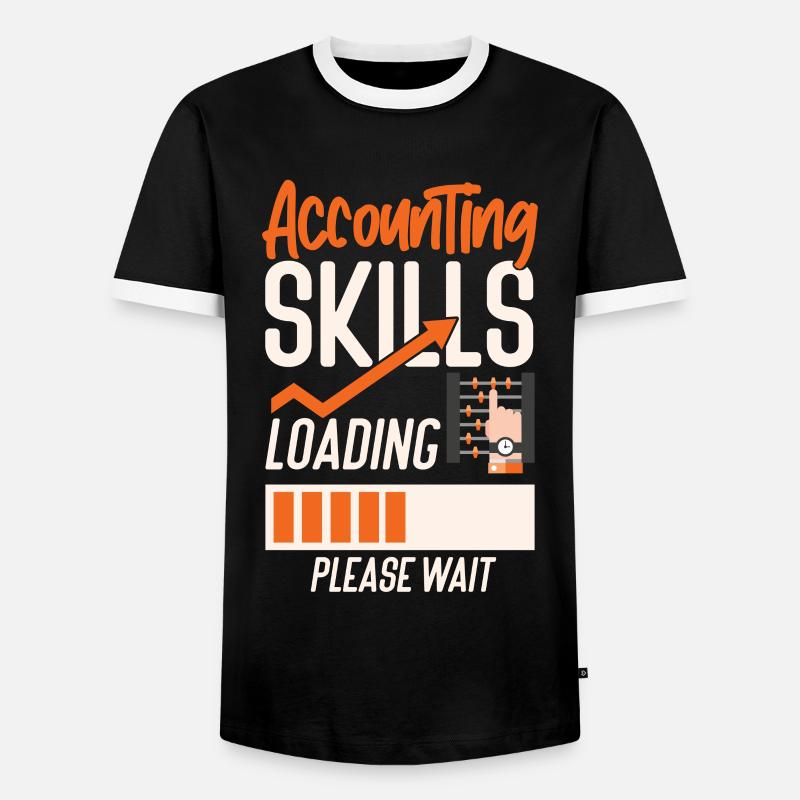 Comptable Comptable Comptable - T-shirt contrasté Homme - noir/blanc