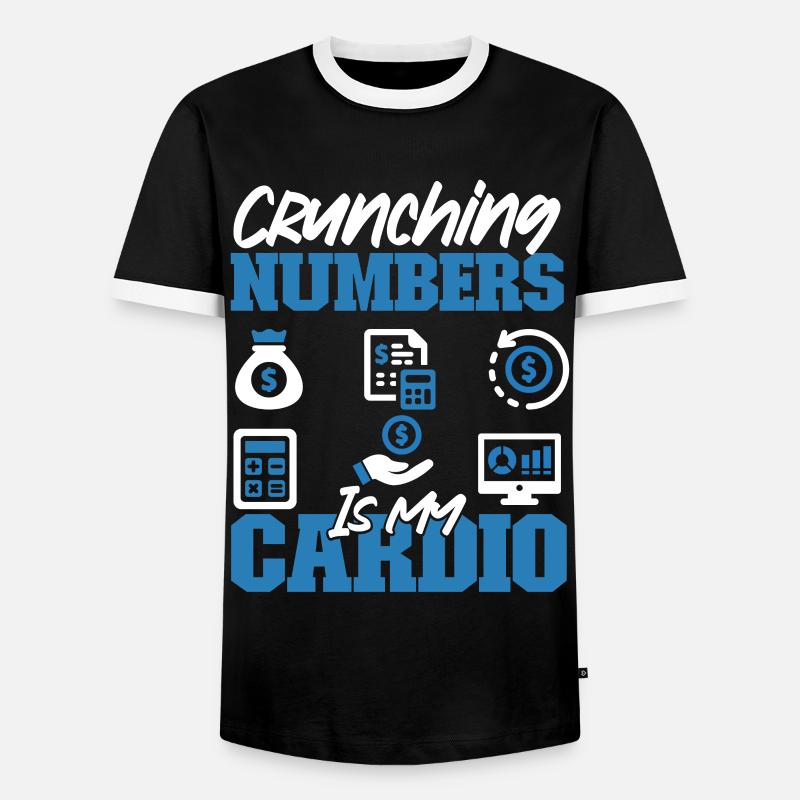 Accountant Bookkeeper Accounting - Men's Ringer Shirt - black/white