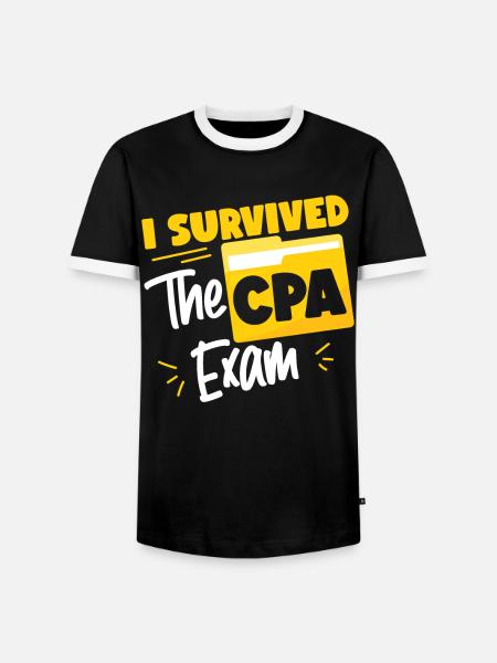 Comptable Comptable Comptable - T-shirt contrasté Homme - noir/blanc