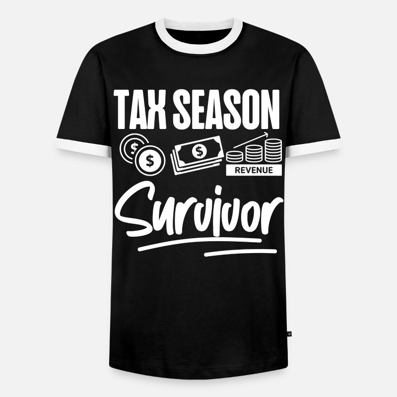 Comptable Comptable Comptable - T-shirt contrasté Homme - noir/blanc