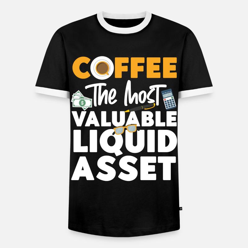 Comptable Comptable Comptable - T-shirt contrasté Homme - noir/blanc