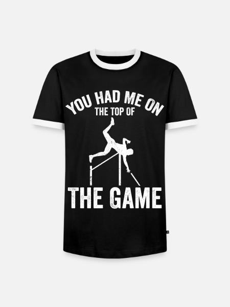 Fun Pole Vault Pole Vault - Men's Ringer Shirt - black/white