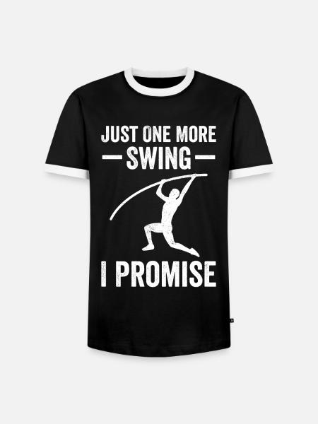 Fun Pole Vault Pole Vault - Men's Ringer Shirt - black/white