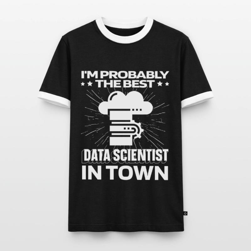 Data Science Data Analyst Server Men's Ringer Shirt