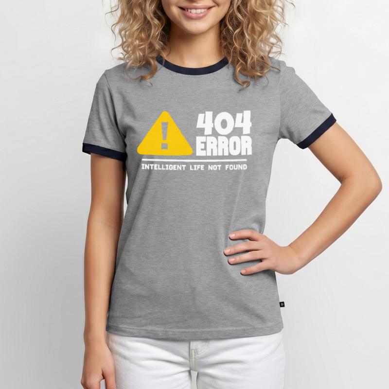 Computer and programmer geek. 404 Errors Men's Ringer Shirt