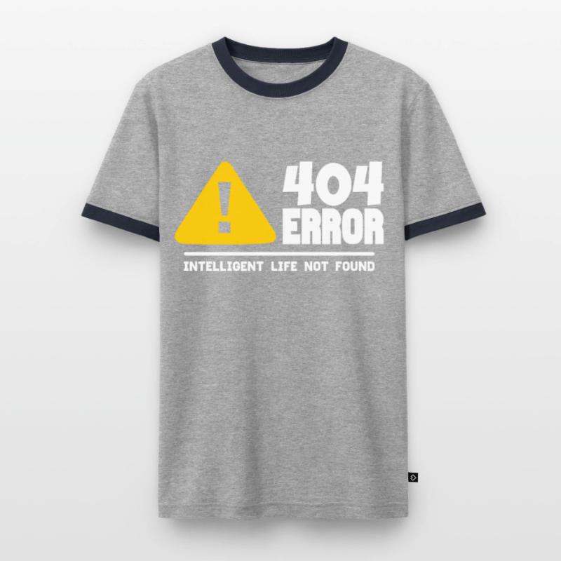 Computer and programmer geek. 404 Errors Men's Ringer Shirt