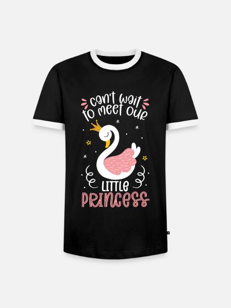 Cant Wait To Meet Our Little Princess - Men's Ringer Shirt - black/white