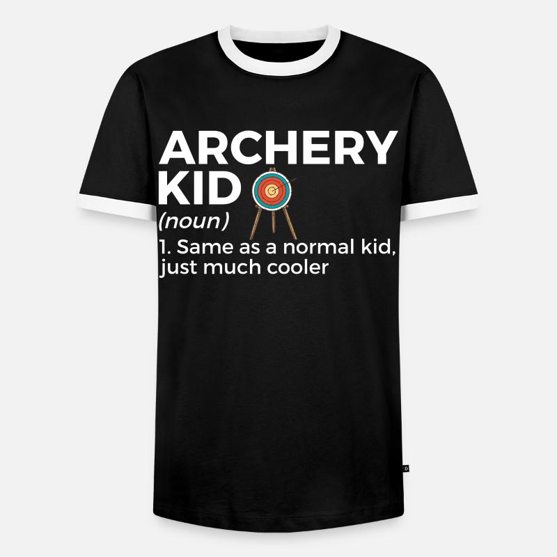Archery Archer - Men's Ringer Shirt - black/white