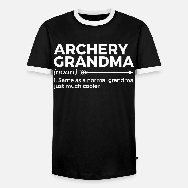 Archery Archer - Men's Ringer Shirt - black/white