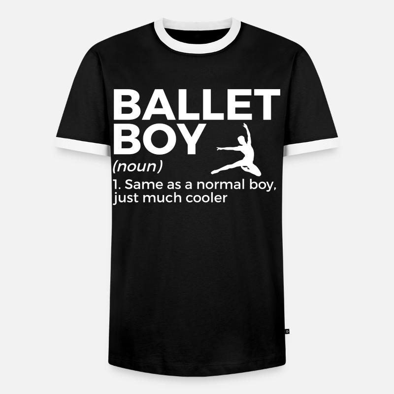 Ballet Dancing - Men's Ringer Shirt - black/white