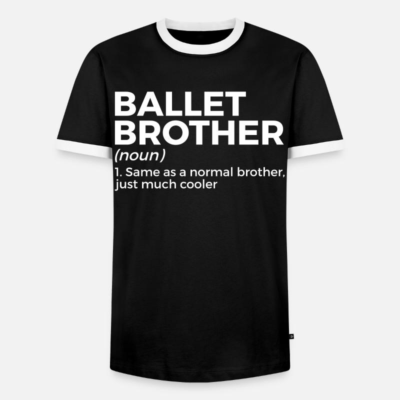 Ballet Dancing - Men's Ringer Shirt - black/white