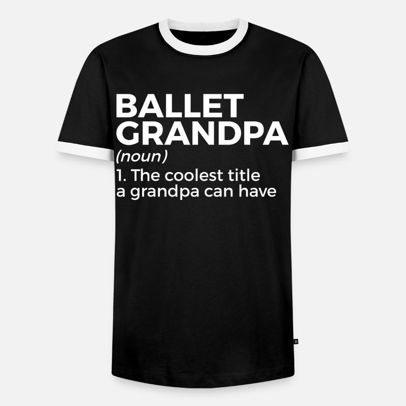 Ballet Dancing - Men's Ringer Shirt - black/white