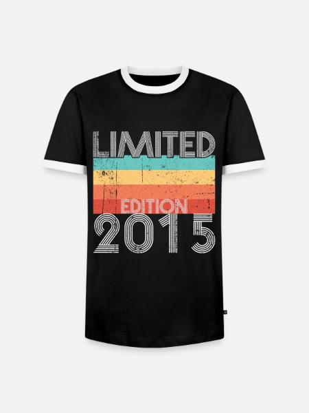Edition Limitée Rétro 2015 - T-shirt contrasté Homme - noir/blanc