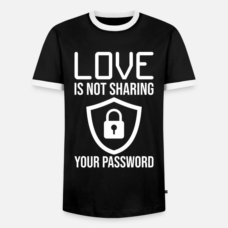 Cybersecurity Computer Security Cybersecurity - Men's Ringer Shirt - black/white