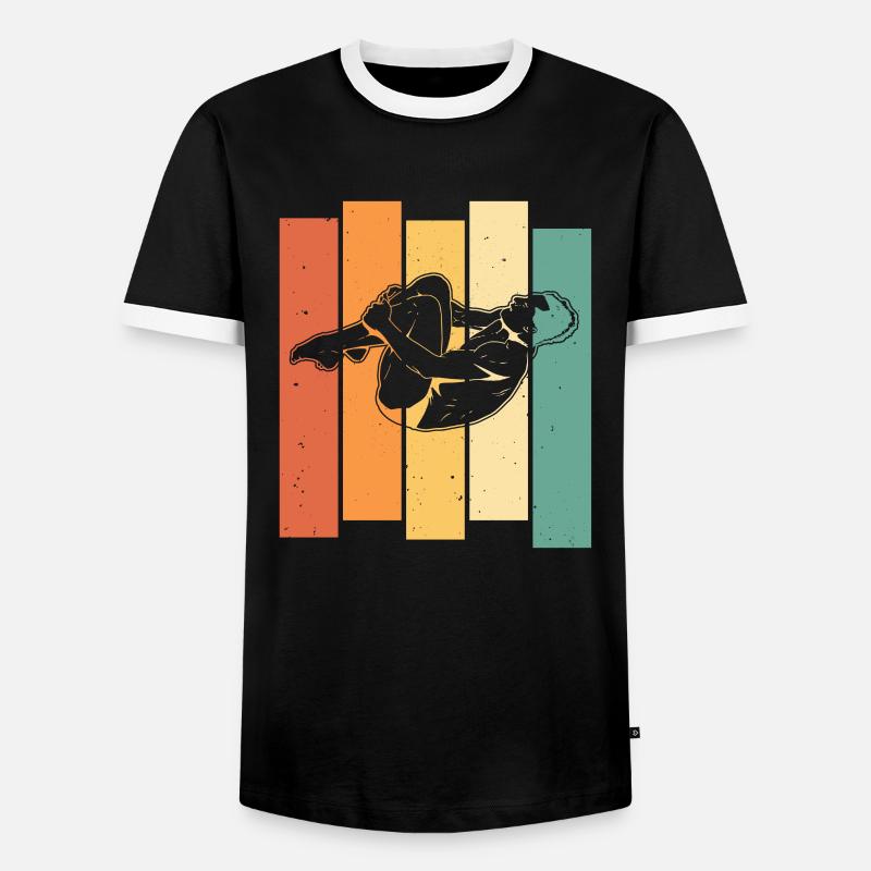 Diving Divers - Men's Ringer Shirt - black/white