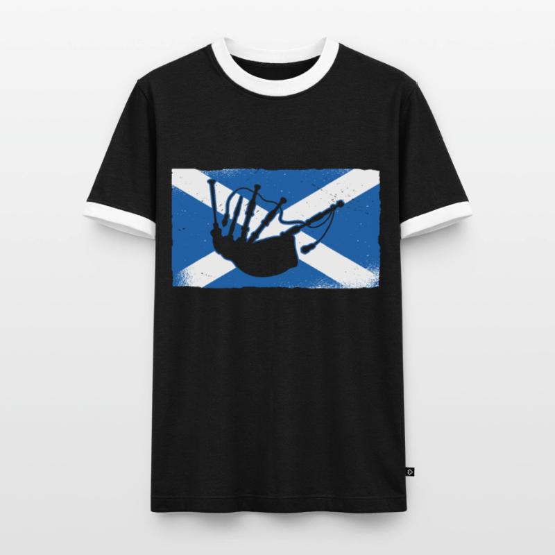 Cornemuse écossaise - cornemuse écossaise T-shirt contrasté Homme