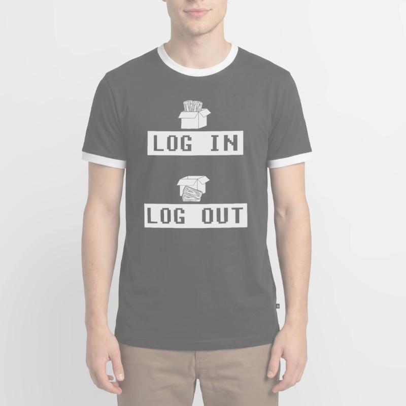 Entwickler Coder Programmierer Witzig Männer Kontrast-T-Shirt