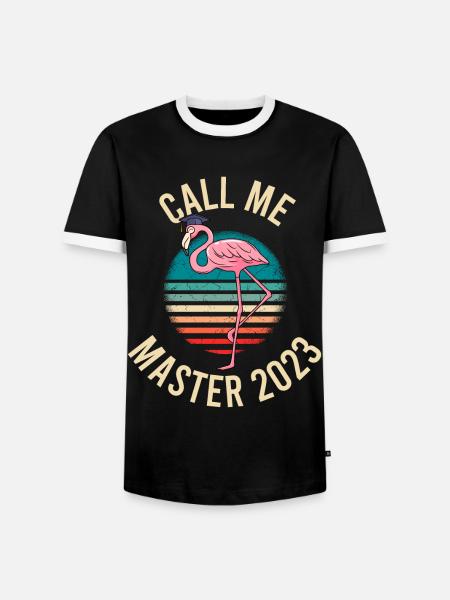 Master Abschluss 2023 Master - Männer Kontrast-T-Shirt - Schwarz/Weiß