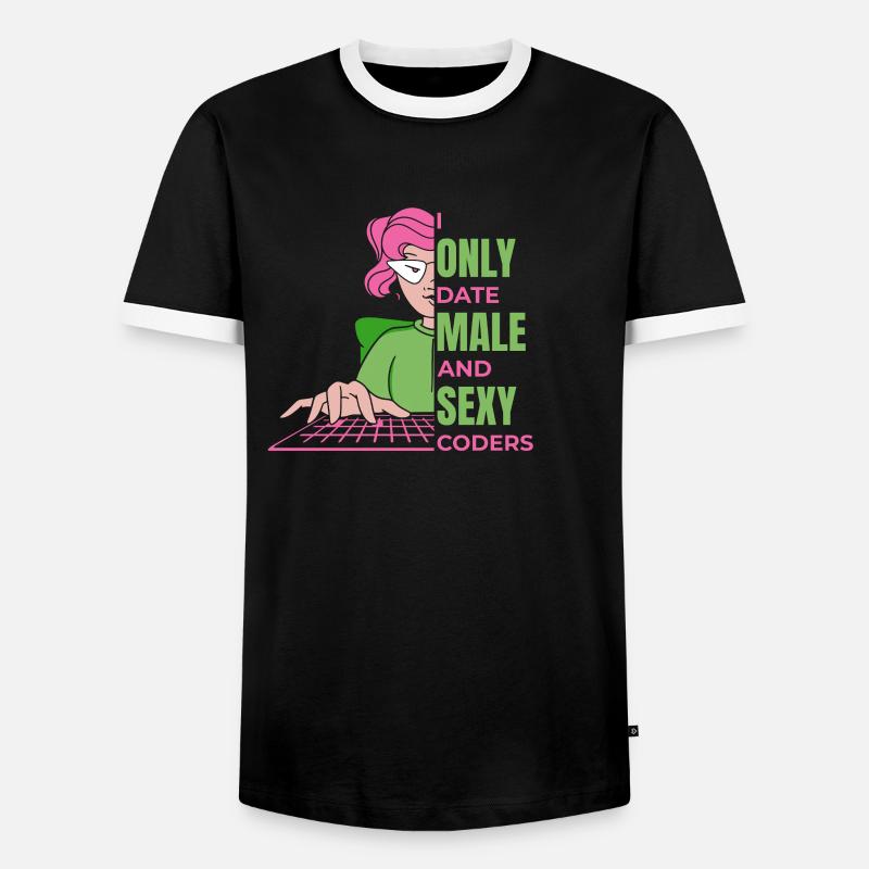 Entwickler Coder Programmierer Humor - Männer Kontrast-T-Shirt - Schwarz/Weiß