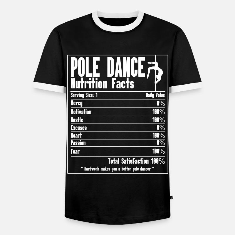 Pole Dance - Men's Ringer Shirt - black/white
