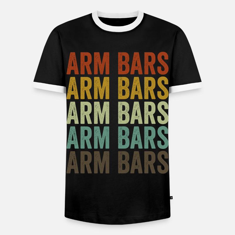 Armbars Jiu Jitsu - Men's Ringer Shirt - black/white