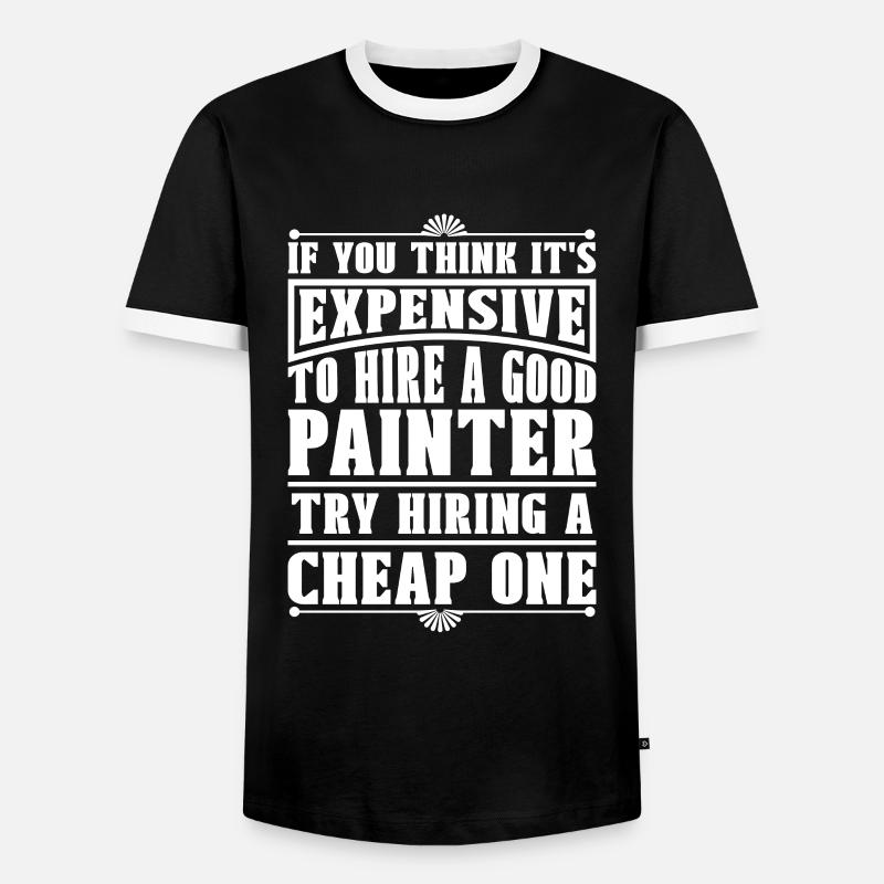 Painter Painter Funny - Men's Ringer Shirt - black/white