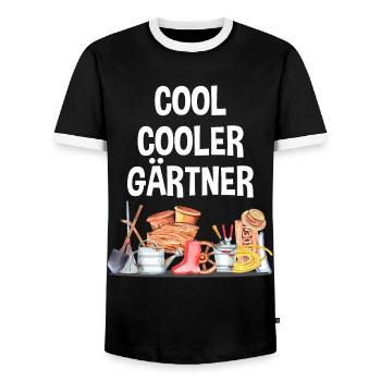 Garten Lustiger Spruch Hobby Gärtner Geschenkidee - Männer Kontrast-T-Shirt - Schwarz/Weiß - Vorne - AI Model Female 172 light (172cm) & AI Model Male 178 light (178cm)