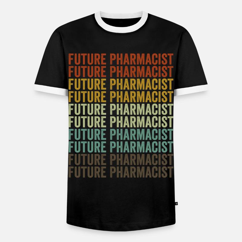 Future pharmacist Pharmacist Pharmacist - Men's Ringer Shirt - black/white