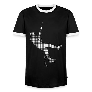 grimper - T-shirt contrasté Homme - noir/blanc - Devant - AI Model Female 172 light (172cm) & AI Model Male 178 light (178cm)