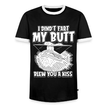 Bartagame Bearded Dragon Humor - Männer Kontrast-T-Shirt - Schwarz/Weiß - Vorne - AI Model Female 172 light (172cm) & AI Model Male 178 light (178cm)