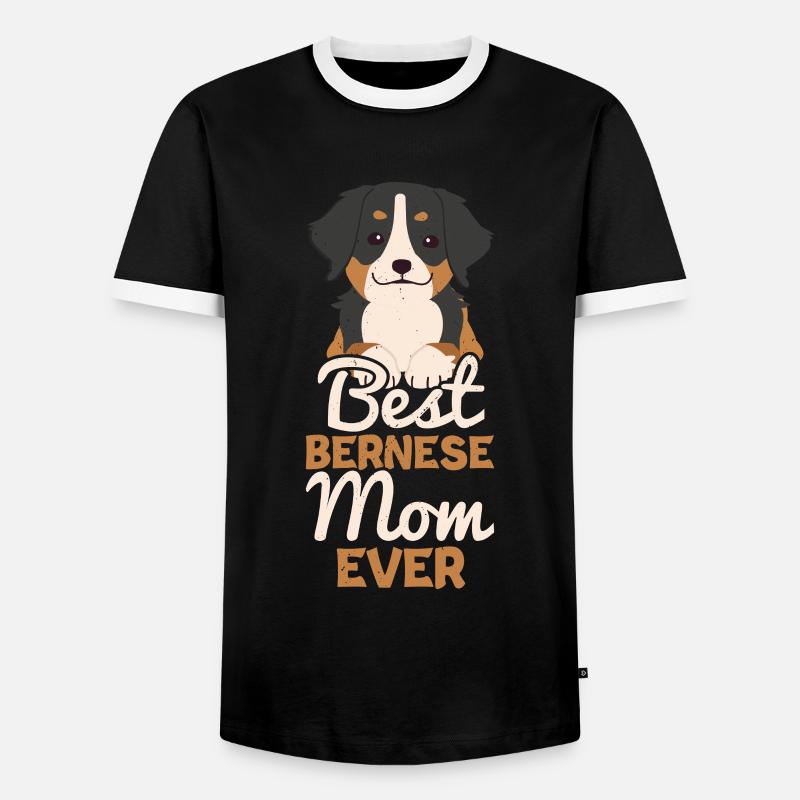 Bernese - Men's Ringer Shirt - black/white