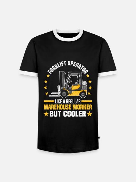 Gabelstaplerfahrer Geschenke Gabelstabler - Männer Kontrast-T-Shirt - Schwarz/Weiß