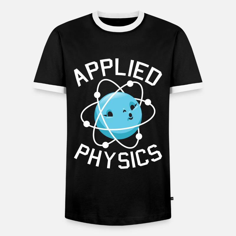 Physics Phyiker Applied Physics - Men's Ringer Shirt - black/white