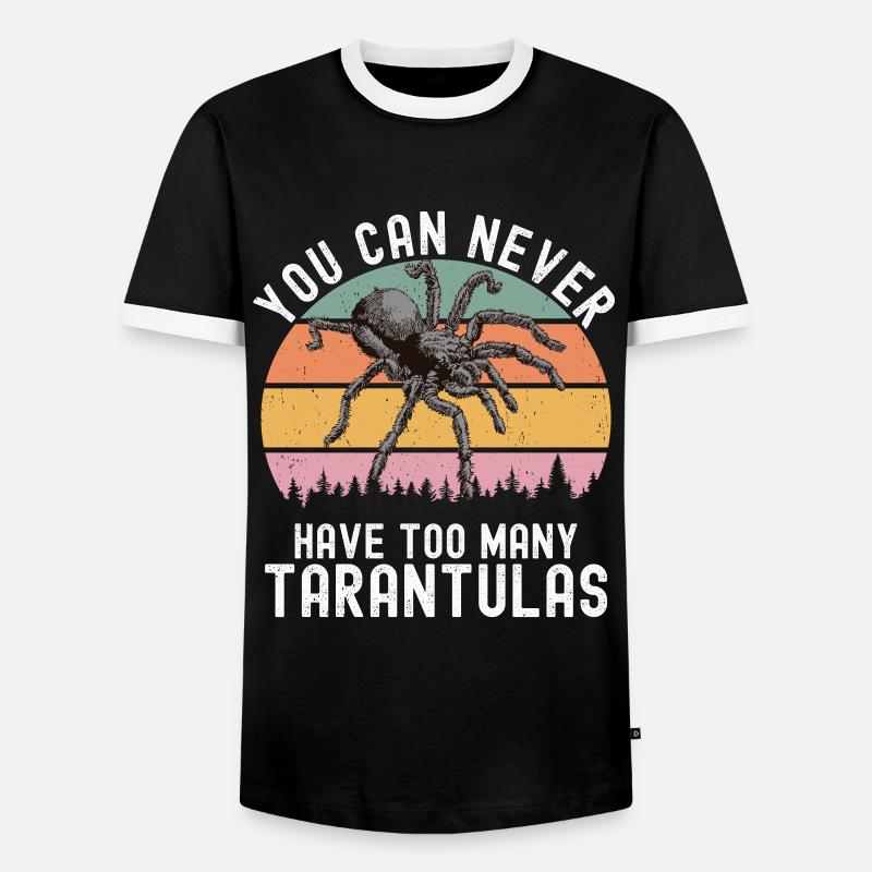 Tarantula - Men's Ringer Shirt - black/white
