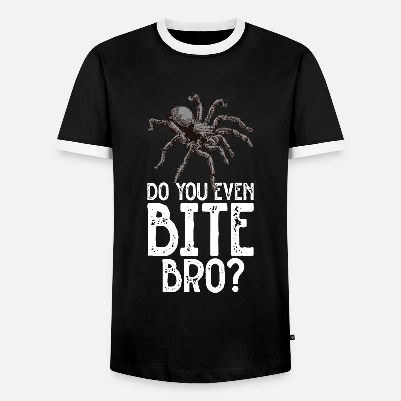Tarantula - Men's Ringer Shirt - black/white