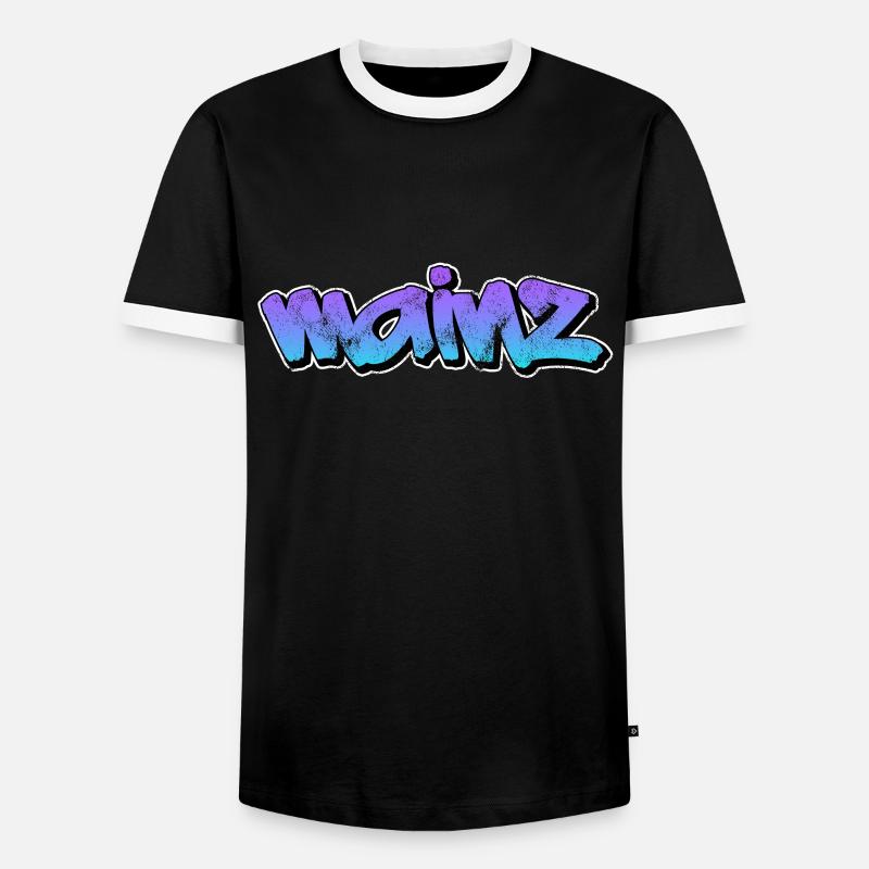 Mainz - Men's Ringer Shirt - black/white