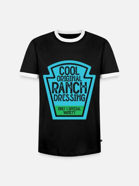 Ranch -Dressing -Ranch -Salad Dressing - Men's Ringer Shirt - black/white