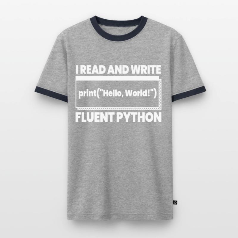 Développeur Coder Programmeur Drôle T-shirt contrasté Homme