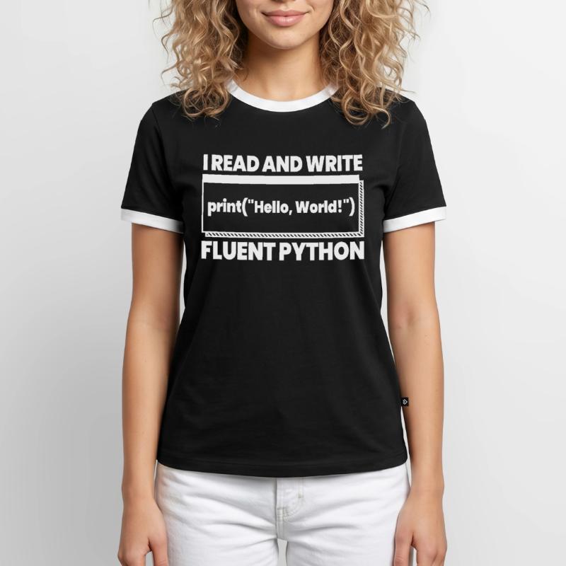 Developer Coder Programmer Funny Men's Ringer Shirt