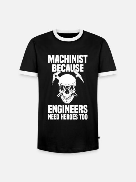 Mechaniker Handwerker - Männer Kontrast-T-Shirt - Schwarz/Weiß