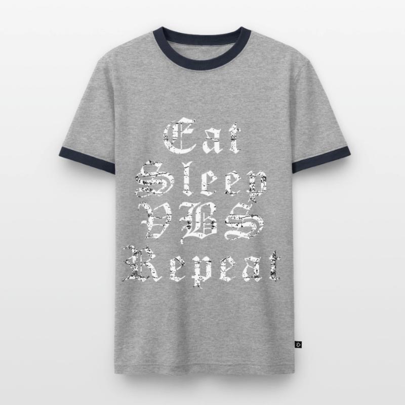 Visual Basic Script VBA VBS Progammierer Männer Kontrast-T-Shirt