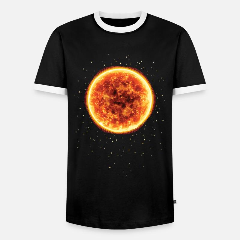 Constellation Astronomy Astronomer - Men's Ringer Shirt - black/white