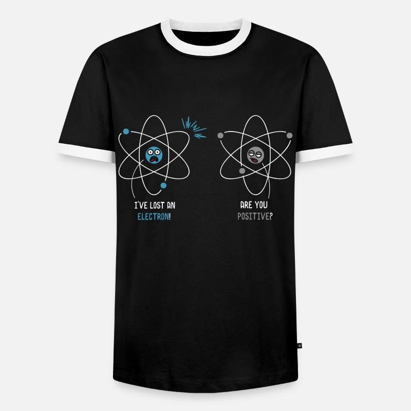 Quantenphysik Wissenschaft Formel - Männer Kontrast-T-Shirt - Schwarz/Weiß