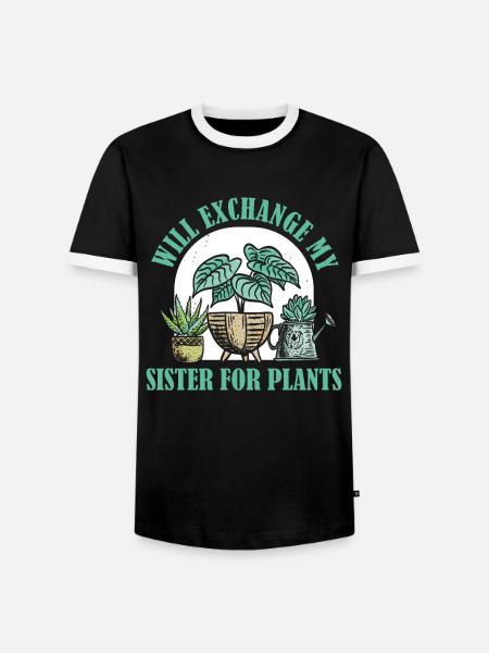 Hobby Gardener Garden Funny - Men's Ringer Shirt - black/white