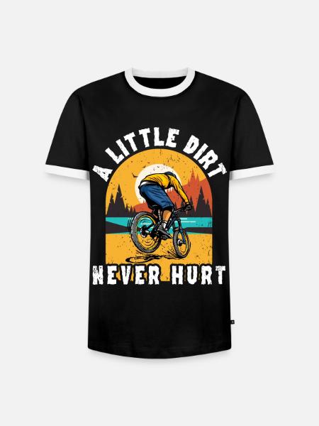 Lustiger Mountainbiker Spruch - Männer Kontrast-T-Shirt - Schwarz/Weiß