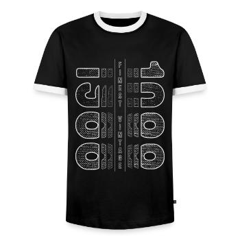 Finest Millésime 1988 Année de naissance 1988 Anniversaire - T-shirt contrasté Homme - noir/blanc - Devant - AI Model Female 172 light (172cm) & AI Model Male 178 light (178cm)