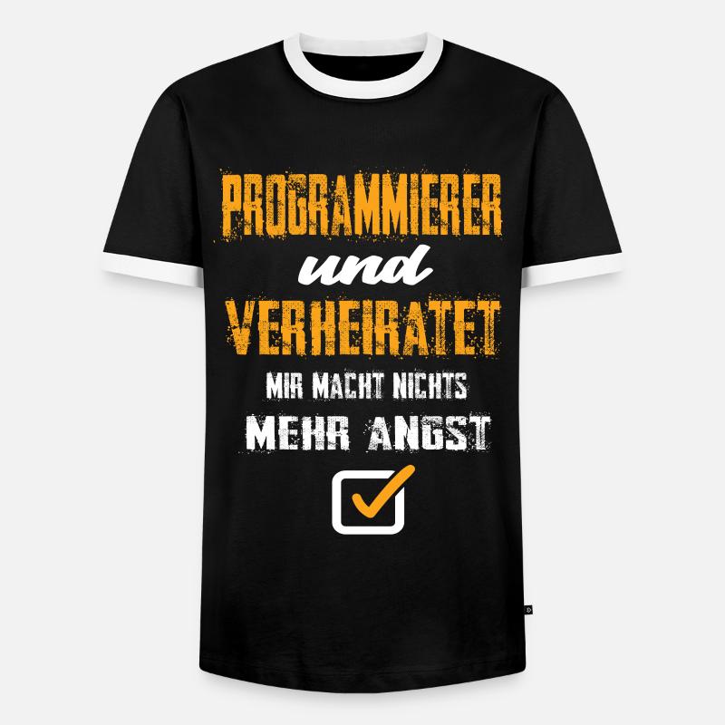 Programmierer - Männer Kontrast-T-Shirt - Schwarz/Weiß
